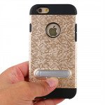 Wholesale iPhone 7 Plus Pixel Armor Hybrid Kickstand Case (Rose Gold)